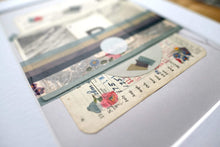 Load image into Gallery viewer, Vintage Mixed Media Landscape Collage - Naomi Vona Art