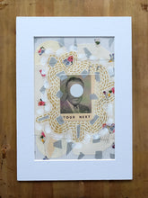 Load image into Gallery viewer, Man Portrait Paper Ephemera Art Collage - Naomi Vona Art