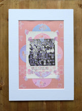 画像をギャラリービューアに読み込む, Pink And Violet Art, Paper Ephemera Collage Creation - Naomi Vona Art