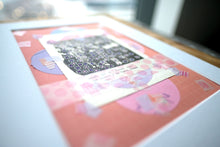 画像をギャラリービューアに読み込む, Pink And Violet Art, Paper Ephemera Collage Creation - Naomi Vona Art