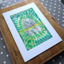 Load image into Gallery viewer, Funny Vintage Retro Pop Altered Portrait Of Smiling Baby Girl - Naomi Vona Art