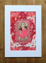 Load image into Gallery viewer, Paper Collage On Baby Girl Vintage Found Photo - Naomi Vona Art