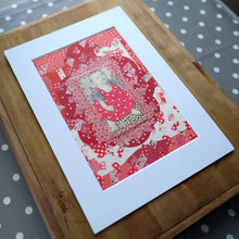 Load image into Gallery viewer, Paper Collage On Baby Girl Vintage Found Photo - Naomi Vona Art