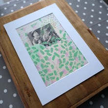 Charger l'image dans la galerie, Mint Green Collage, Mixed Media Artworks Using Vintage Pictures - Naomi Vona Art