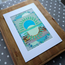 将图片加载到图库查看器,Collage Realised Using Vintage Postcard - Naomi Vona Art