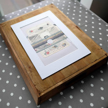 Load image into Gallery viewer, Vintage Mixed Media Landscape Collage - Naomi Vona Art