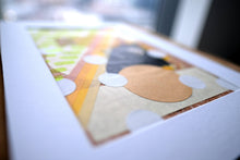 Load image into Gallery viewer, Retro Happy Man Drinking Altered With Paper Ephemera - Naomi Vona Art