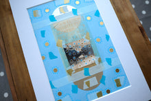 Load image into Gallery viewer, Contemporary Art Collage With Vintage Found Paper Ephemera - Naomi Vona Art