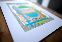 Load image into Gallery viewer, Collage Paper Art, Gifts For Art Lovers, Vintage Retro Photo - Naomi Vona Art