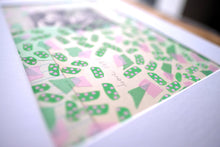 Charger l'image dans la galerie, Mint Green Collage, Mixed Media Artworks Using Vintage Pictures - Naomi Vona Art