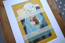Load image into Gallery viewer, Floral Yellow Art Collage, Surreal Dada Mixed Media Art - Naomi Vona Art