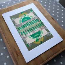 Load image into Gallery viewer, Original Green Art Photo Collage, Mixed Media Artwork - Naomi Vona Art