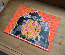Load image into Gallery viewer, Mixed Media Collage Art On Retro Family Portrait Photo - Naomi Vona Art