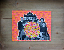 Load image into Gallery viewer, Mixed Media Collage Art On Retro Family Portrait Photo - Naomi Vona Art