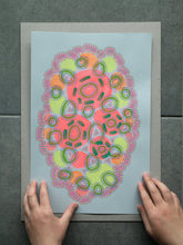 Cargar imagen en el visor de la galería, Neon Colors Abstract Art - Naomi Vona Art