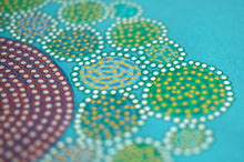 Load image into Gallery viewer, Turquoise Abstract Art - Naomi Vona Art