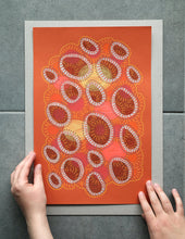 Load image into Gallery viewer, Handmade Drawing Decorated With Neon Colours - Naomi Vona Art