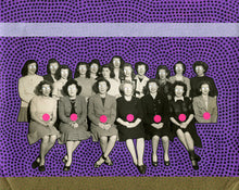 Load image into Gallery viewer, One Of A Kind Collage On Vintage Group Of Women - Naomi Vona Art