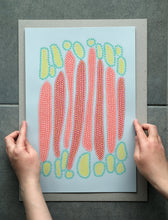 画像をギャラリービューアに読み込む, Original Wall Art Abstract Drawing On Ice Paper - Naomi Vona Art