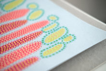 画像をギャラリービューアに読み込む, Original Wall Art Abstract Drawing On Ice Paper - Naomi Vona Art