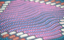 将图片加载到图库查看器,Abstract Organic Drawing On Navy Blue Paper - Naomi Vona Art