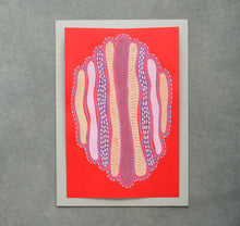 Cargar imagen en el visor de la galería, Colourful Abstract Illustration Drawing - Naomi Vona Art