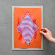 画像をギャラリービューアに読み込む, Contemporary Handmade One Of A Kind Drawing Illustration - Naomi Vona Art