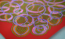 Load image into Gallery viewer, Abstract Composition Realised On Red Paper - Naomi Vona Art