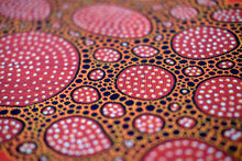 Load image into Gallery viewer, One Of A Kind Abstract Art On Bright Red Paper - Naomi Vona Art