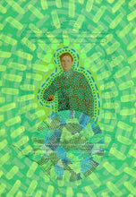 Load image into Gallery viewer, Contemporary Handmade Collage On Vintage Elegant Man Pic - Naomi Vona Art