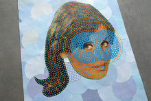 Load image into Gallery viewer, Masked Woman Original Vintage Contemporary Collage - Naomi Vona Art