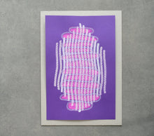 Charger l'image dans la galerie, Original Handmade Illustration On Purple Paper - Naomi Vona Art