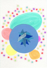 画像をギャラリービューアに読み込む, Neon Pastel Contemporary Postcard Collage - Naomi Vona Art