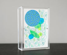 Load image into Gallery viewer, Abstract Paper Collage On Watercolor Postcard Paper - Naomi Vona Art