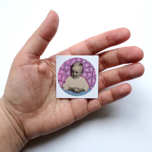 Kid 006 Round Sticker