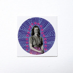 Floating Dreamers Series 006 Round Sticker