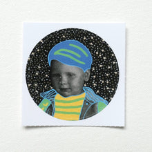 将图片加载到图库查看器，Young Sad Constellation Round Sticker
