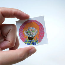 Cargar imagen en el visor de la galería, Nasty Girl 001 Round Sticker
