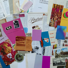 Charger l&#39;image dans la galerie, Collage art kit with vintage photos and ephemera, each kit is unique
