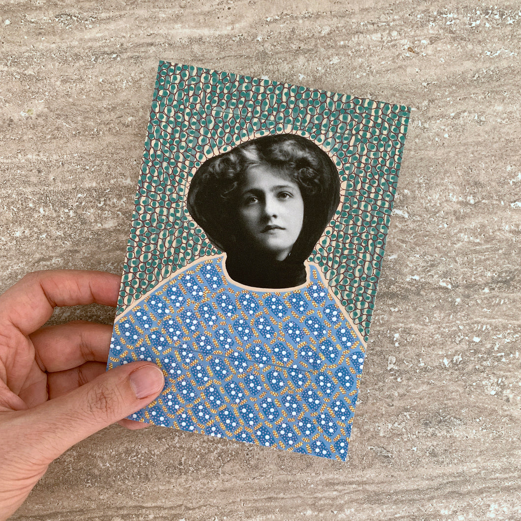 Victorian Woman Postcard