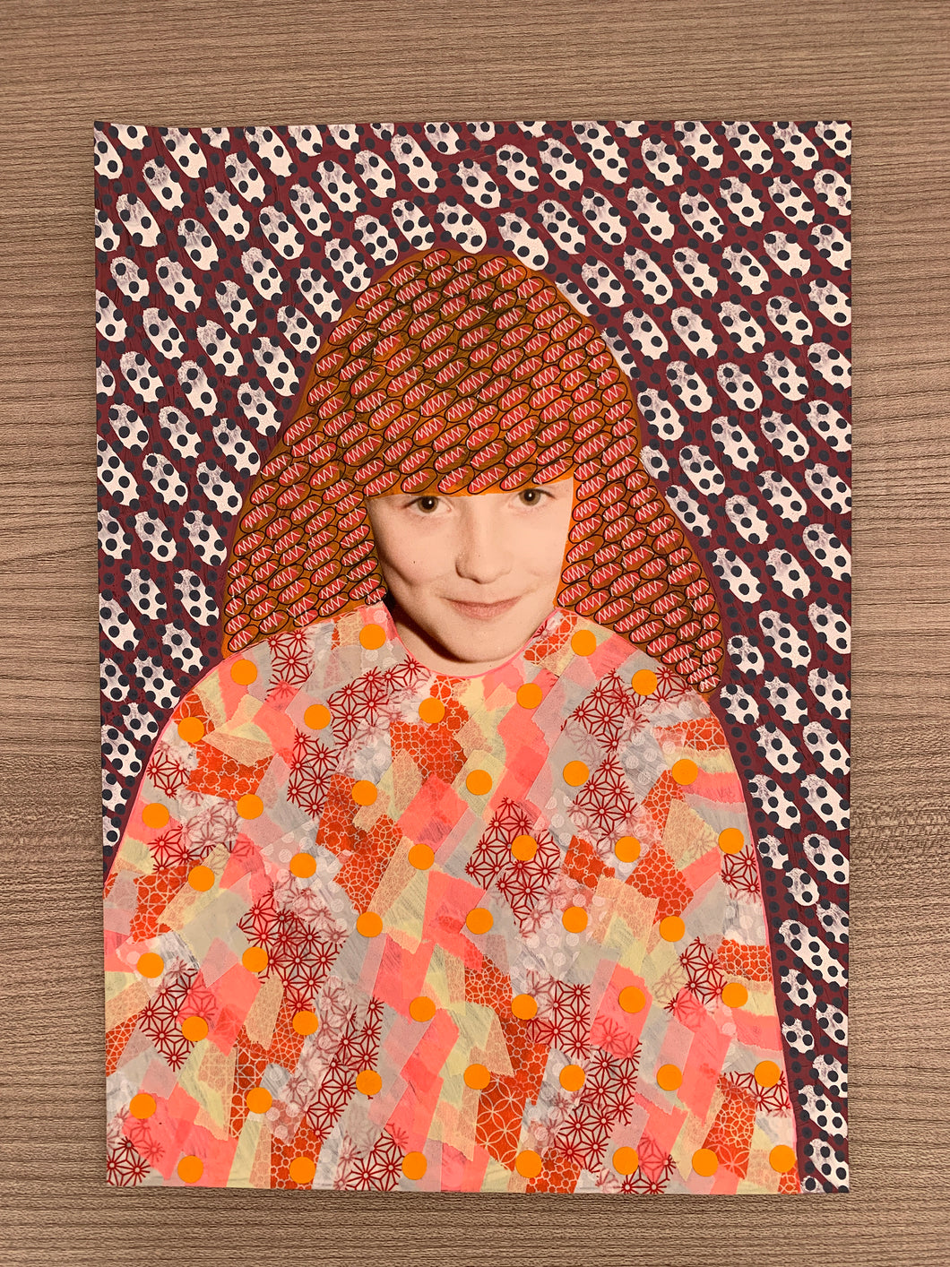 Sample Sale Girl Portrait Collage