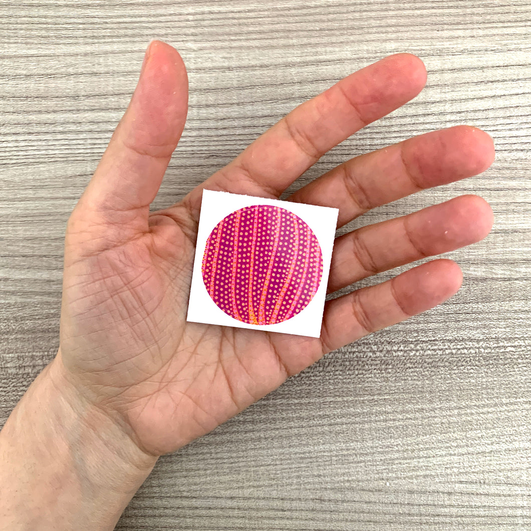 Abstract Purple Pink Sticker