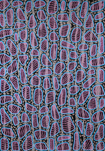 Carica l&#39;immagine nel visualizzatore di Gallery, Black Blue Pink Abstract Art
