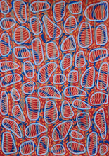 Cargar imagen en el visor de la galería, Blue Red White Abstract Art
