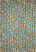 Carica l&#39;immagine nel visualizzatore di Gallery, Green Orange White Abstract Art
