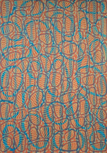 Cargar imagen en el visor de la galería, Orange Blue Red Abstract Art
