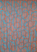 Carica l&#39;immagine nel visualizzatore di Gallery, Orange Blue Abstract Art
