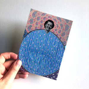 Blue Turquoise Postcard