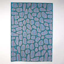 Cargar imagen en el visor de la galería, Green Blue Pink Abstract Art
