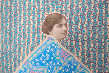 Carica l&#39;immagine nel visualizzatore di Gallery, Original Vintage Style Collage Art On Wood Board - Naomi Vona Art
